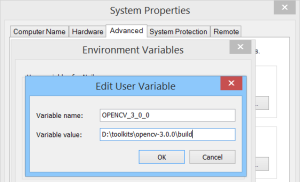 System variable for OpenCV